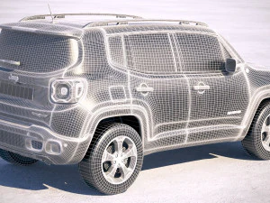 Jeep Renegade 2019 3D Model