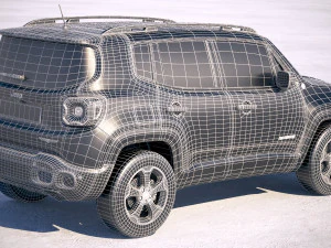 Jeep Renegade 2019 3D Model