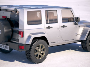 Jeep Wrangler Golden Eagle 2017 3D 模型