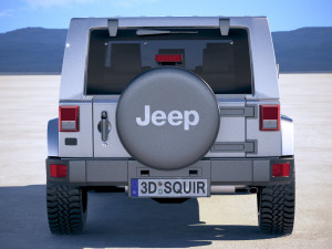 Jeep Wrangler Golden Eagle 2017 3D 模型