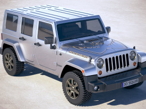 Jeep Wrangler Golden Eagle 2017 3D 模型