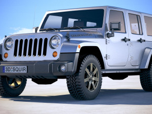 Jeep Wrangler Golden Eagle 2017 3D 模型