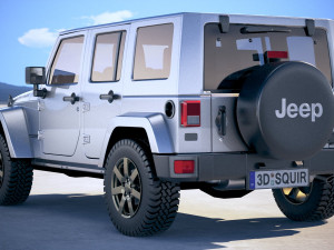 Jeep Wrangler Golden Eagle 2017 3D 模型