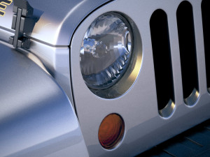 Jeep Wrangler Golden Eagle 2017 3D 模型