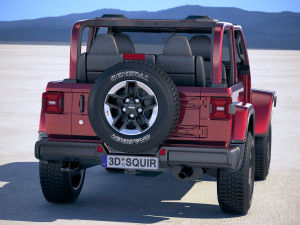 Jeep Wrangler Rubicon 2018 Modelo 3D
