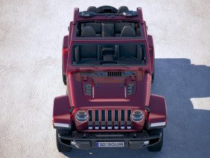 Jeep Wrangler Rubicon 2018 Modelo 3D