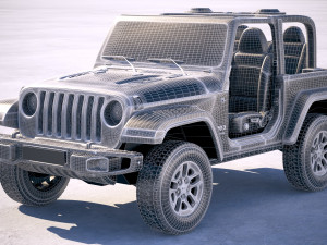 Jeep Wrangler Rubicon 2018 Modelo 3D