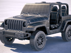 Jeep Wrangler Rubicon 2018 Modelo 3D