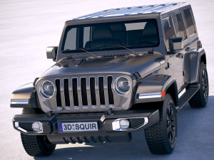 Jeep Wrangler Unlimited Sahara 2018 3Dモデル