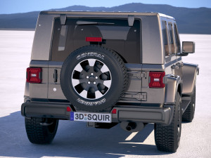 Jeep Wrangler Unlimited Sahara 2018 3Dモデル