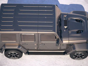 Jeep Wrangler Unlimited Sahara 2018 3D Model