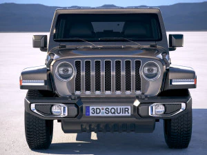 Jeep Wrangler Unlimited Sahara 2018 3D Model