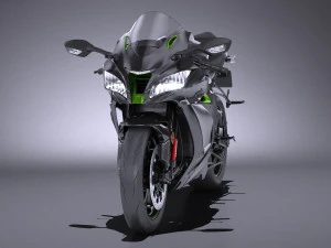 Kawasaki Ninja ZX10R SE 2018 3D Model