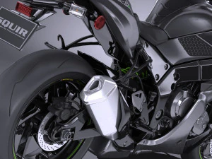 Kawasaki Ninja ZX10R SE 2018 3D Model