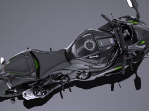 Kawasaki Ninja ZX10R SE 2018 3D Model