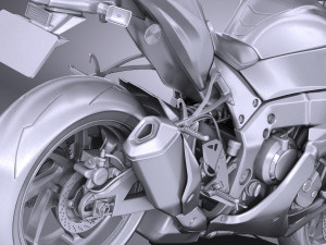 Kawasaki Ninja ZX10R SE 2018 3D Model