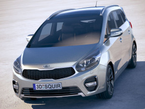 Kia Carens 2018 3D 模型