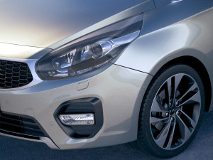 Kia Carens 2018 3D 模型