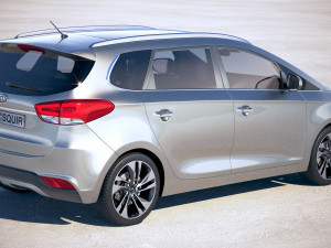 Kia Carens 2018 3D 模型