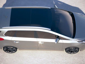 Kia Carens 2018 3D Model