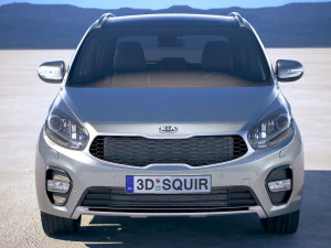 Kia Carens 2018 3D Model