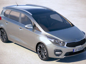 Kia Carens 2018 3D Model