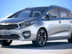 Kia Carens 2018 3D 模型