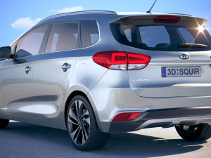 Kia Carens 2018 3D 模型