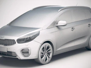 Kia Carens 2018 3D Model