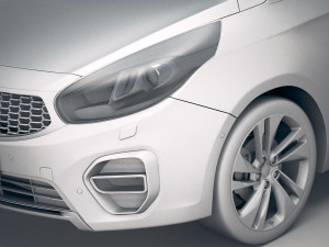Kia Carens 2018 3D 模型