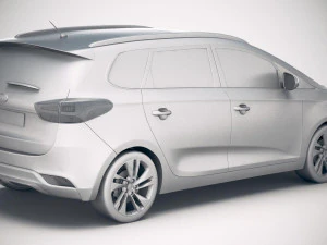 Kia Carens 2018 3D Model