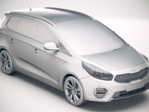 Kia Carens 2018 3D 模型