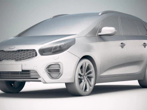 Kia Carens 2018 3D Model