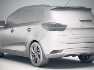 Kia Carens 2018 3D 模型