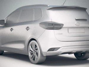 Kia Carens 2018 3D Model