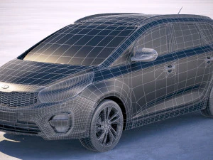 Kia Carens 2018 3D Model