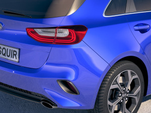 Kia Ceed 2019 3D Model