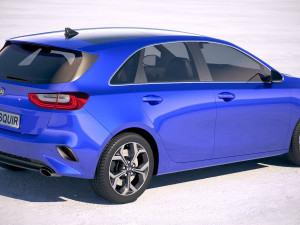 Kia Ceed 2019 3D Model