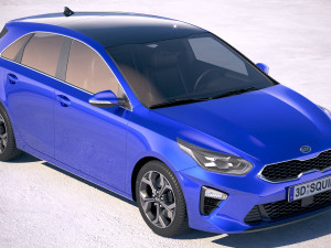 Kia Ceed 2019 3D Model