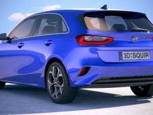 Kia Ceed 2019 3D Model