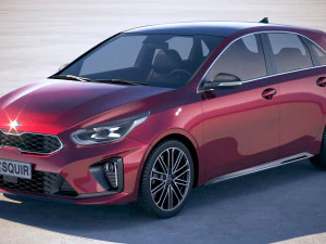 Kia Ceed GT-ligne 2019 Modèle 3D