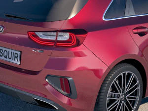 Kia Ceed GT-line 2019 3D Model