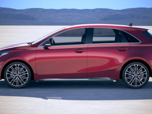 Kia Ceed GT-line 2019 3D Model