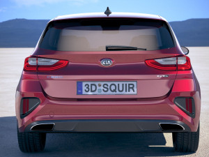 Kia Ceed GT-line 2019 3D Model