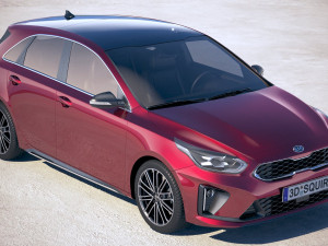 Kia Ceed GT-line 2019 3D Model