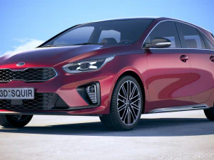 Kia Ceed GT-line 2019 3D Model