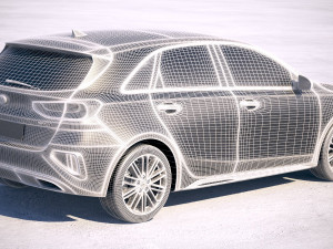 Kia Ceed GT-line 2019 3D Model