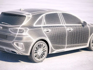 Kia Ceed GT-line 2019 3D Model