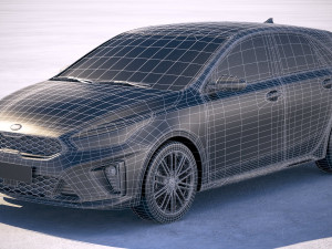 Kia Ceed GT-line 2019 3D Model