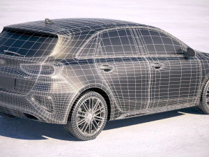 Kia Ceed GT-line 2019 3D Model